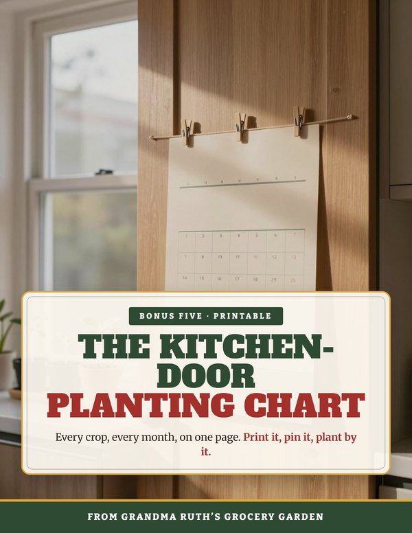 Planting chart cover
